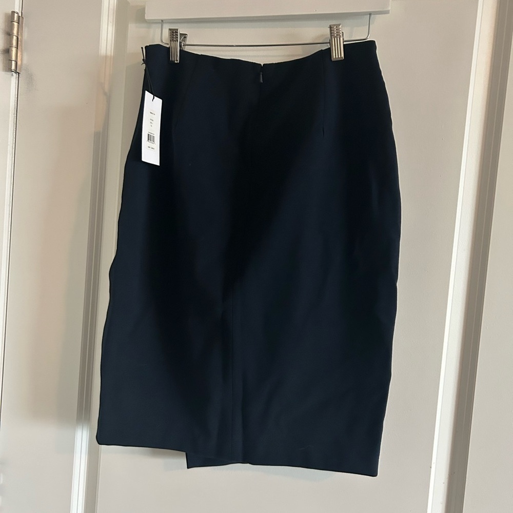 Nwt Bailey 44 Lavinia Skirt Asymmetrical Hem Wrap Front Twilight Size 4 - Picture 6 of 6